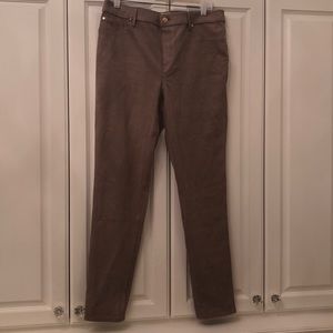 Chico’s Faux Suede Slim Pant